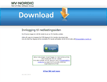 Tablet Screenshot of download.mikrov.no